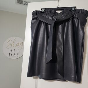 Eloquii Faux Leather skirt size 18